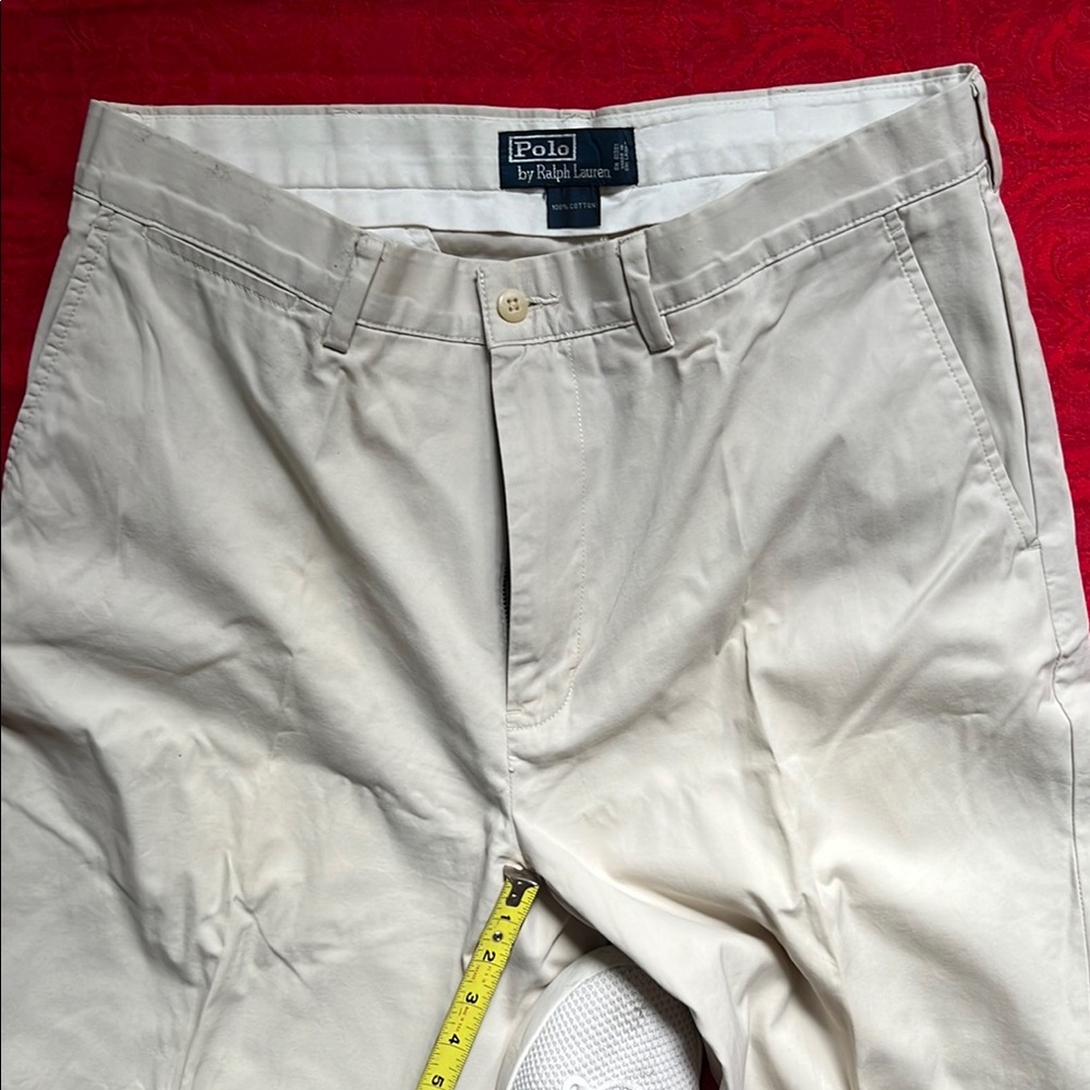 Ralph Lauren Khaki Pants 34/32 - Picture 3 of 6